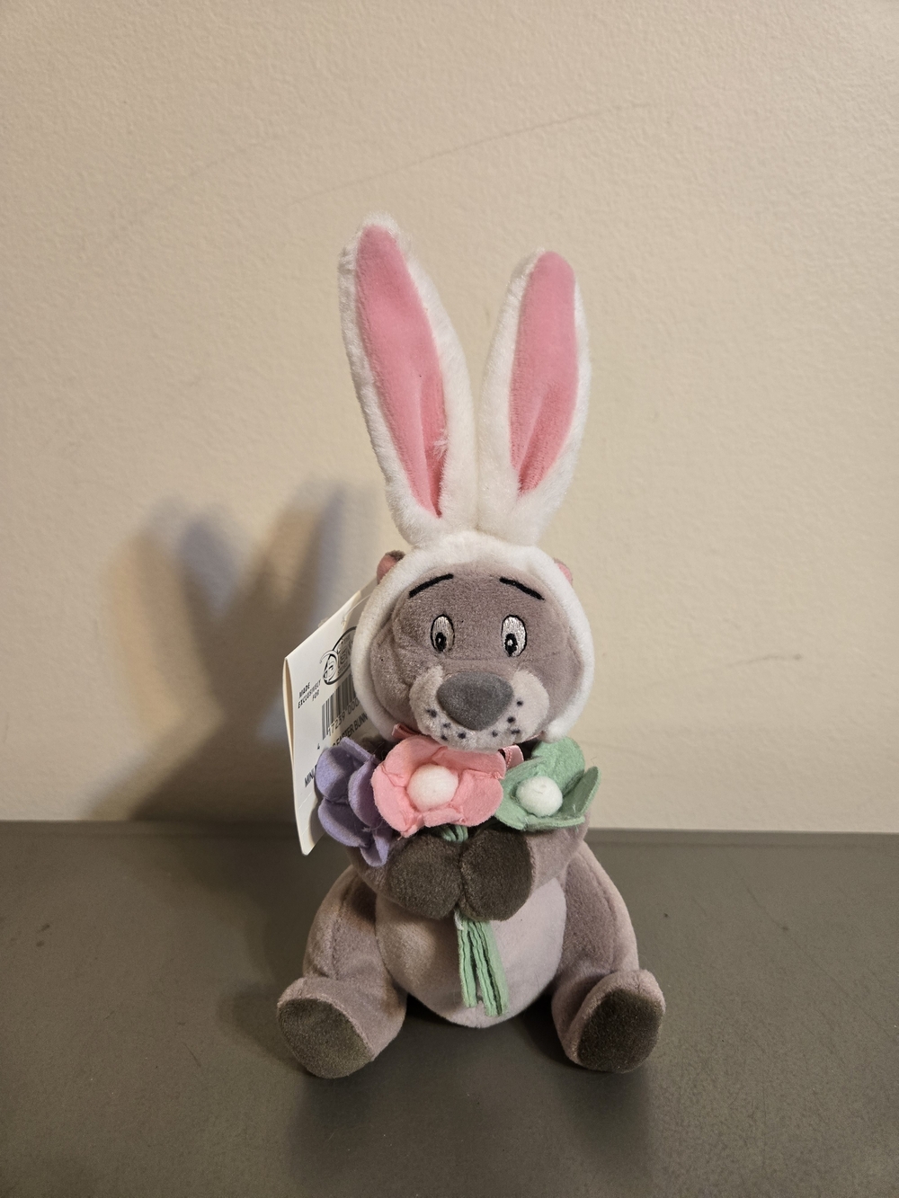 Disney Store Winnie The Pooh Easter Bunny Gopher 7" Plush Toy